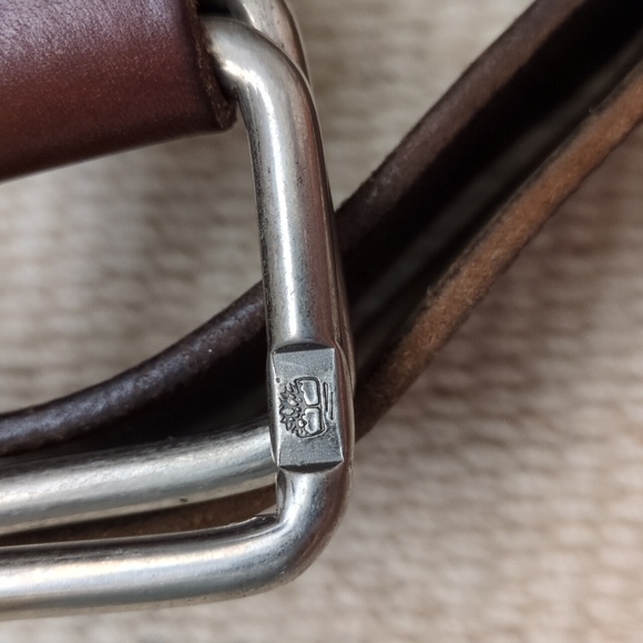 Beautiful Broken In Timberland Leather Belt - Picture 4 of 7